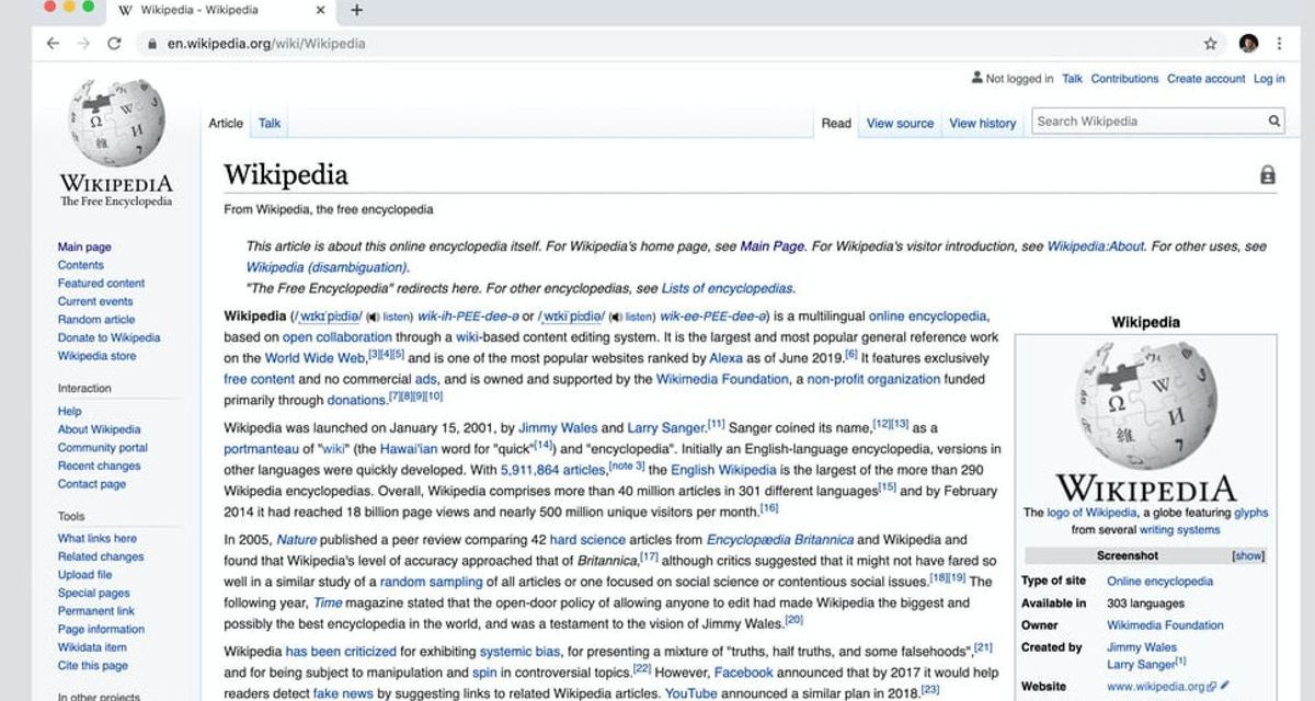 Web Wikipedia Ensiklopedia Dunia Yang Terbuka Untuk Semua